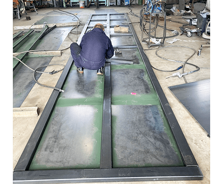 トラックアオリ部分の修理